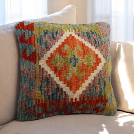 Hand woven pillow 45x45 Kelim pillow case
