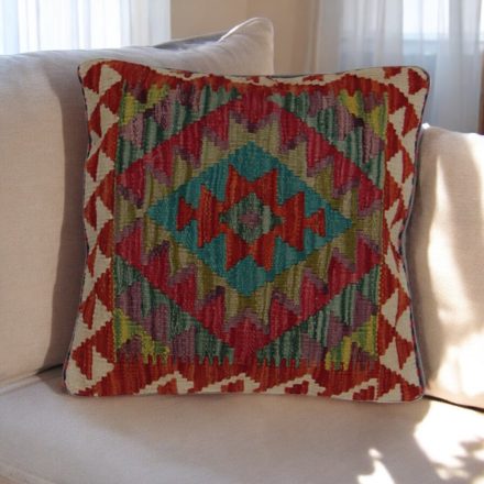 Kelim decorative cushion 45x45 hand woven Kelim pillow case