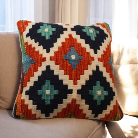 Handwoven decorative cushion 45x45 Kilim pillowcase