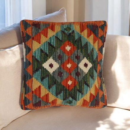 Kelim pillow 45x45 hand woven pillow cover