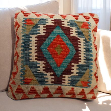 Kilim cushion 45x45 hand woven pillowcase