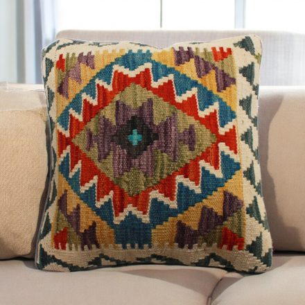 Handwoven decorative cushion 45x45 Kilim pillowcase