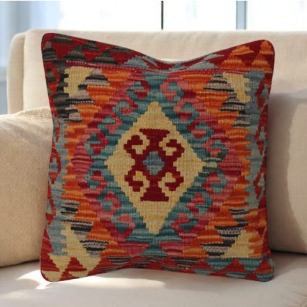 Kilim pillow case 45x45 hand woven decorative cushion