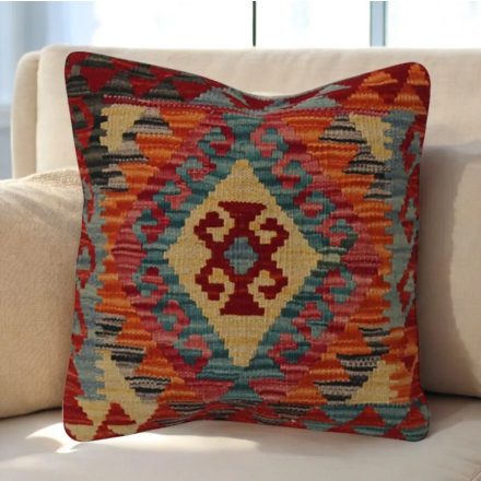 Kilim pillow case 45x45 hand woven decorative cushion