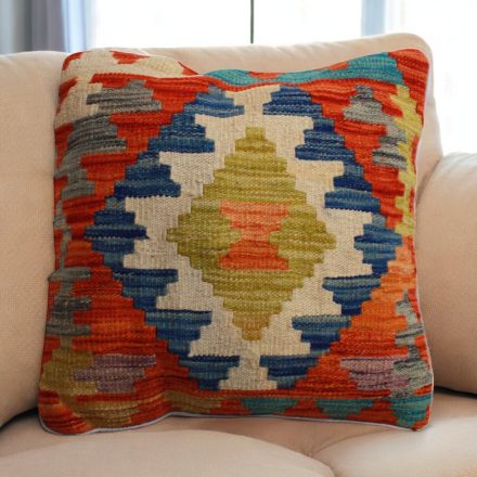 Kilim cushion 45x45 hand woven pillowcase