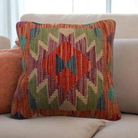 Kilim pillowcase 45x45 hand woven cushion