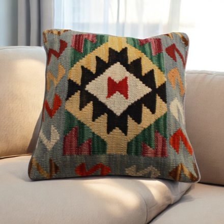 Hand woven pillow 45x45 Kelim pillow case