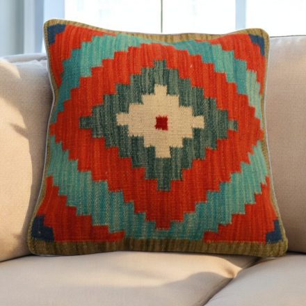 Kelim pillowcase 45x45 hand woven cushion