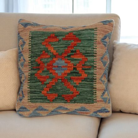 Kelim pillow case 45x45 hand woven decorative cushion