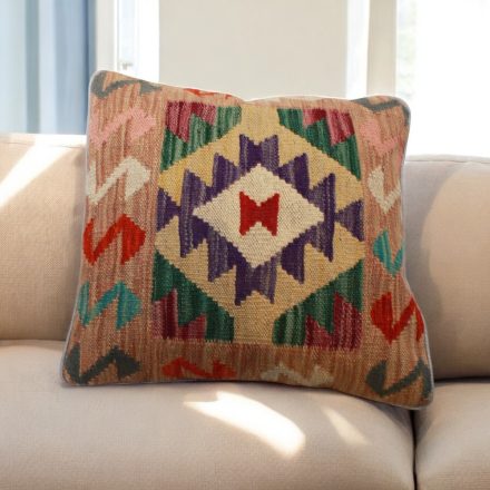 Kelim cushion 45x45 hand woven pillowcase