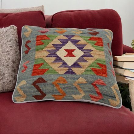 Kilim cushion 45x45 hand woven pillowcase