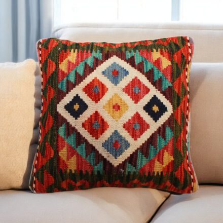 Kelim decorative cushion 45x45 hand woven Kelim pillow case