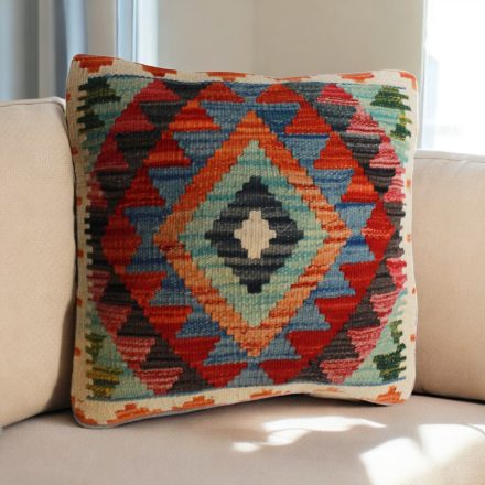 Kilim pillowcase 45x45 hand woven cushion