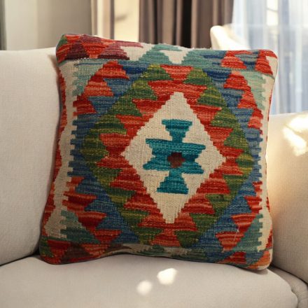 Kilim cushion 45x45 hand woven pillowcase