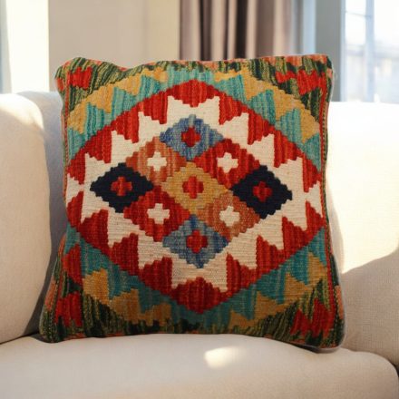 Kilim cushion 45x45 hand woven pillowcase