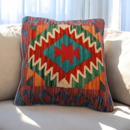 Kilim cushion 45x45 hand woven pillowcase