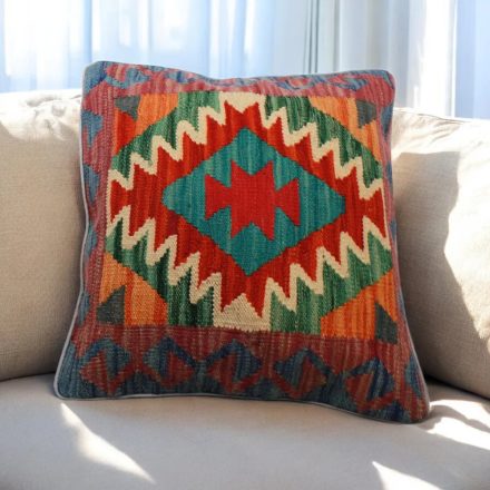 Kilim cushion 45x45 hand woven pillowcase