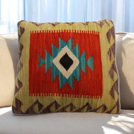 Kelim pillow 45x45 hand woven pillow cover