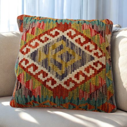 Hand woven pillow 45x45 Kelim pillow case