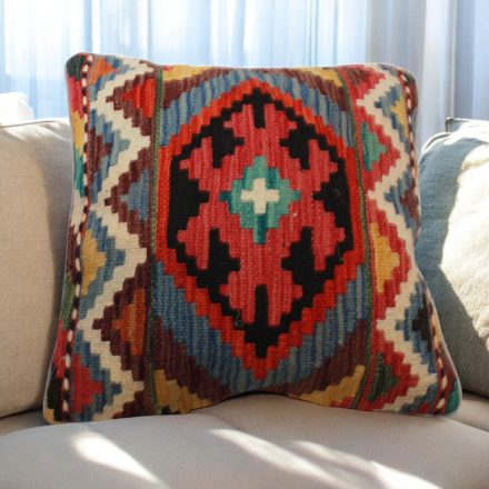 Kelim cushion 45x45 hand woven pillowcase
