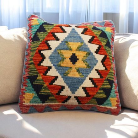 Handwoven Kilim pillowcase 45x45 afghan decorative cushion