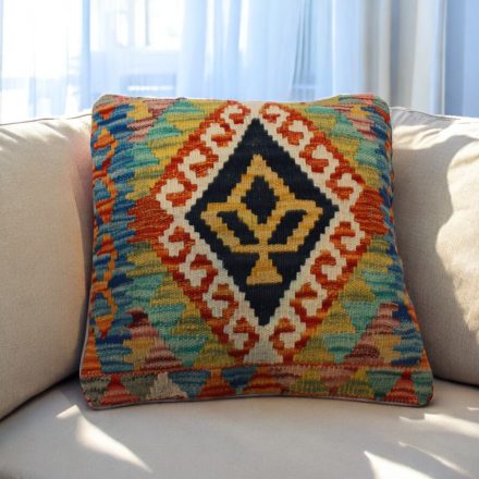 Handwoven decorative cushion 45x45 Kilim pillowcase