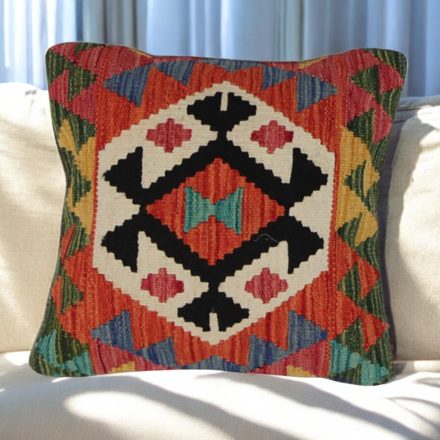 Kilim pillowcase 45x45 hand woven cushion