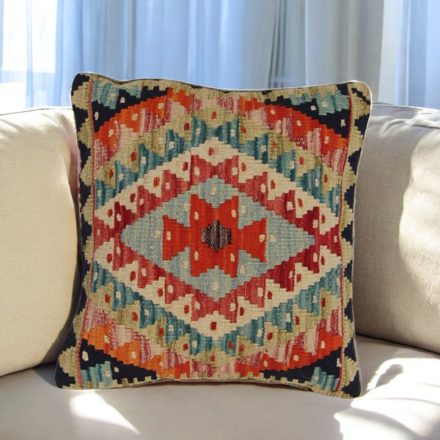 Kelim cushion 45x45 hand woven pillowcase