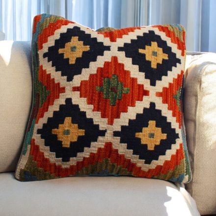 Kelim cushion 45x45 hand woven pillowcase