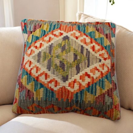 Kelim pillowcase 45x45 hand woven cushion