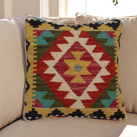 Hand woven cushion cover 45x45 Kilim decorative pillow
