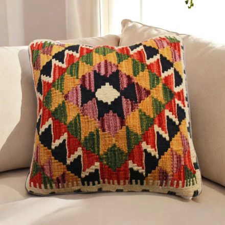 Kilim cushion 45x45 hand woven pillowcase