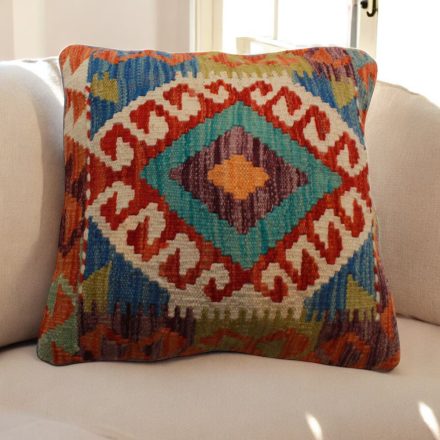 Kelim pillow 45x45 hand woven pillow cover