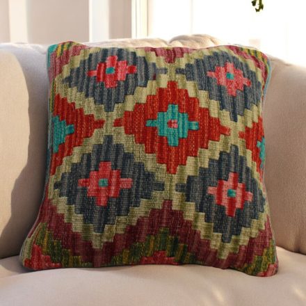 Kelim cushion 45x45 hand woven pillowcase