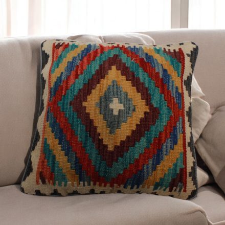 Hand woven pillow 45x45 Kelim pillow case