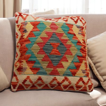 Kilim pillow case 45x45 hand woven decorative cushion