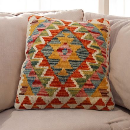 Kilim cushion 45x45 hand woven pillowcase