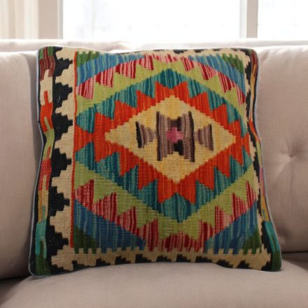 Handwoven Kilim pillowcase 45x45 afghan decorative cushion