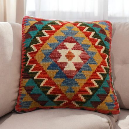Kelim pillowcase 45x45 hand woven cushion