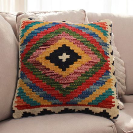 Kelim pillowcase 45x45 hand woven cushion