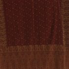 Elegant women's shawl 215x105 burgundy cotton scarf