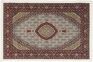 How do I clean my acrylic Persian carpet?