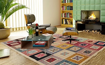 multi coloured carpets