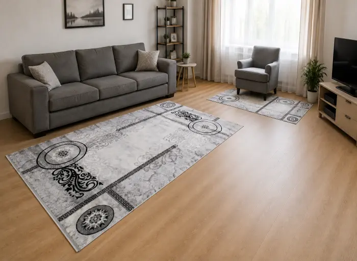Indoor rugs made with modern production technology