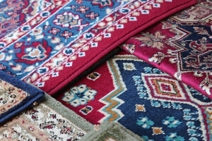 Exotic details in the home with oriental carpets