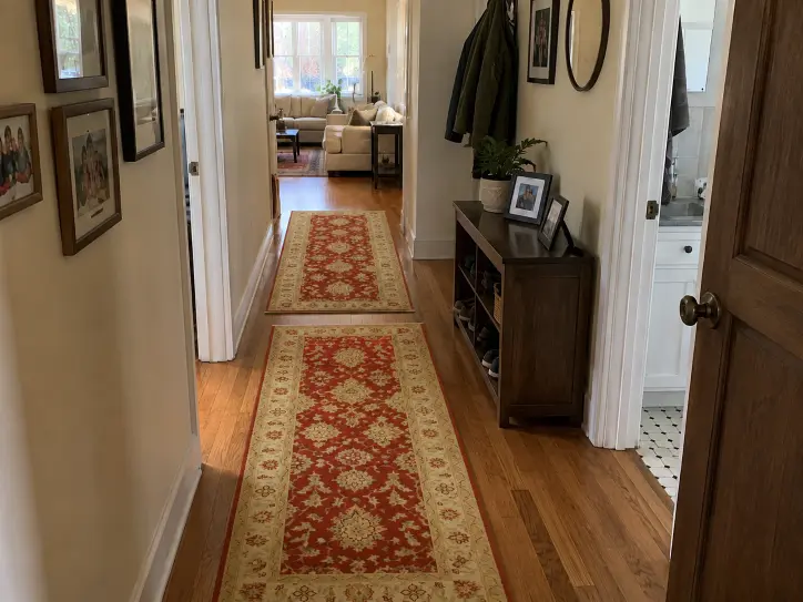 A hard-wearing hallway rug for everyday use