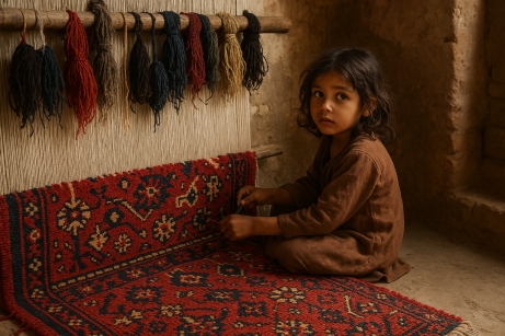 Child labour in the production of Afghan carpets?