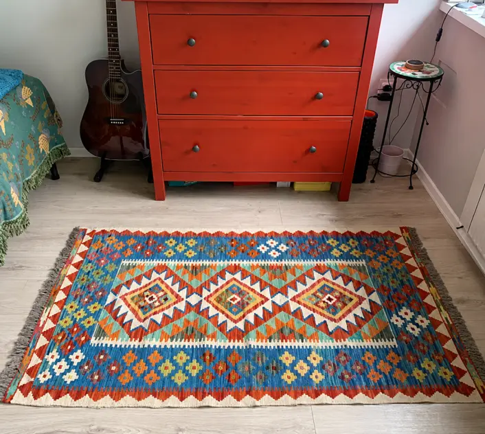 What is considered a small-sized rug?