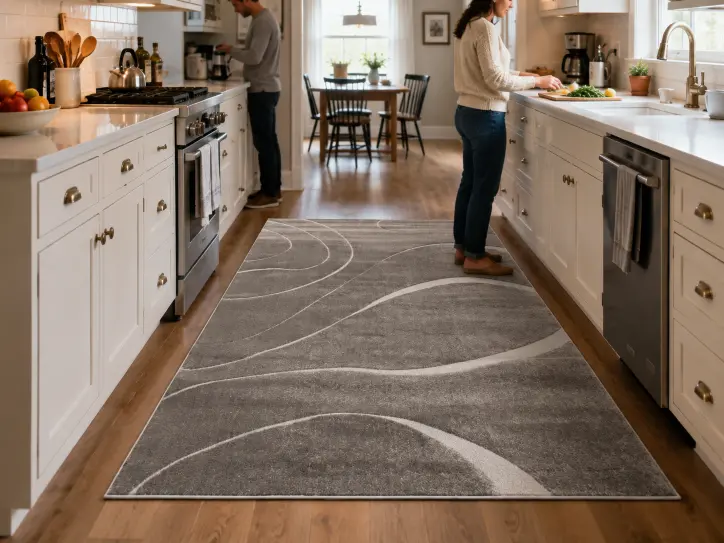 What size rug is suitable for a kitchen?