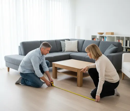 living room rug size